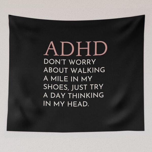 Item preview, ADHD Quote designed and sold by BuraxisQuotes.