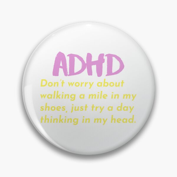 Item preview, ADHD Joke designed and sold by BuraxisQuotes.