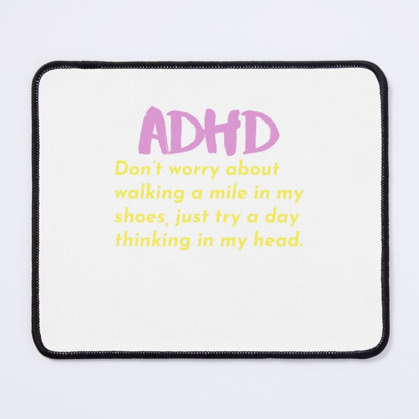 Item preview, ADHD Joke designed and sold by BuraxisQuotes.