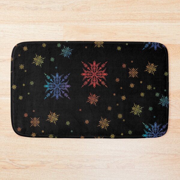 Item preview, Colourful snow flake pattern designed and sold by Xatutik.art.