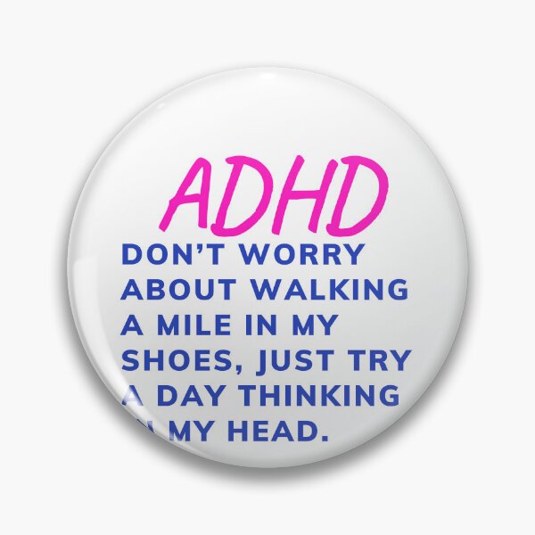 Item preview, ADHD Joke designed and sold by BuraxisQuotes.
