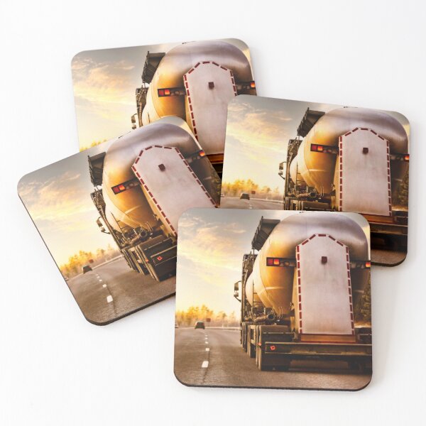 Item preview, Tank Truck on Winter Freeway designed and sold by Taina Sohlman.