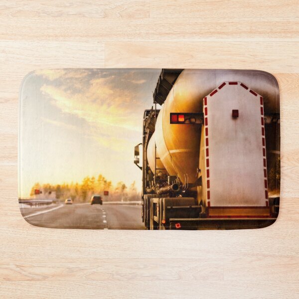 Item preview, Tank Truck on Winter Freeway designed and sold by Taina Sohlman.