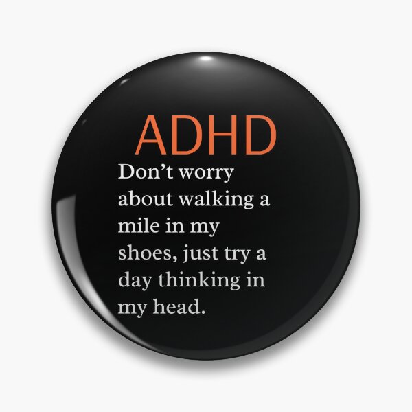 Item preview, ADHD Joke designed and sold by BuraxisQuotes.