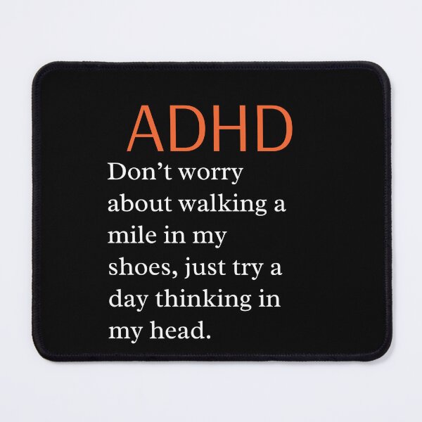 Item preview, ADHD Joke designed and sold by BuraxisQuotes.