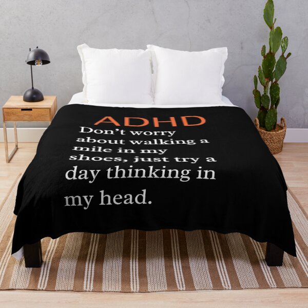 Item preview, ADHD Joke designed and sold by BuraxisQuotes.