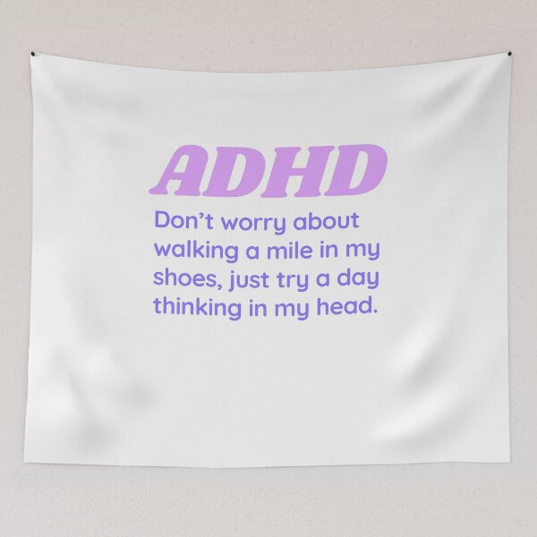 Item preview, ADHD Quote designed and sold by BuraxisQuotes.