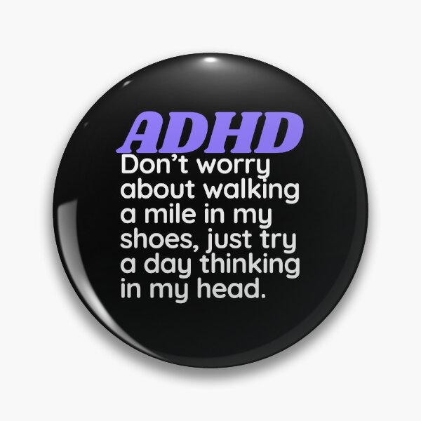 Item preview, ADHD Joke designed and sold by BuraxisQuotes.