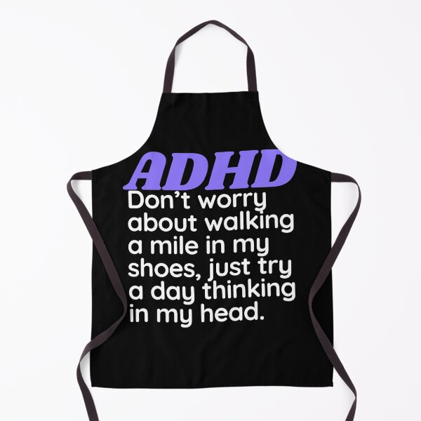 Item preview, ADHD Joke designed and sold by BuraxisQuotes.