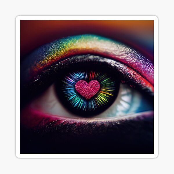 Dream about pupil of eye Sticker