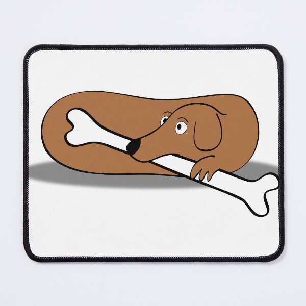 Item preview, Lying dog with bone designed and sold by siloto.