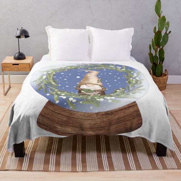 Item preview, Snow Globe Winter Wonderland Gnome 5 designed and sold by TasimaDesign.