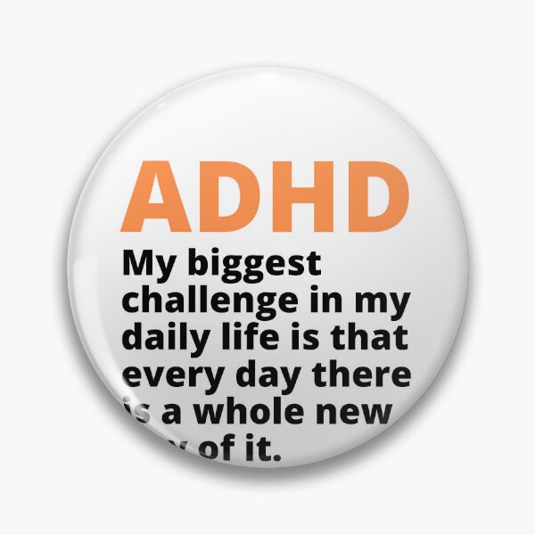 Item preview, ADHD Joke designed and sold by BuraxisQuotes.