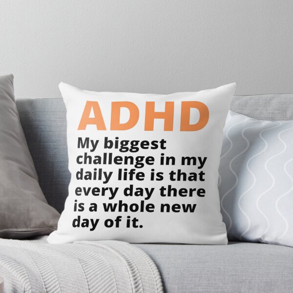 Item preview, ADHD Joke designed and sold by BuraxisQuotes.