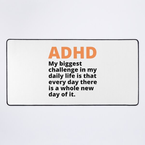 Item preview, ADHD Joke designed and sold by BuraxisQuotes.