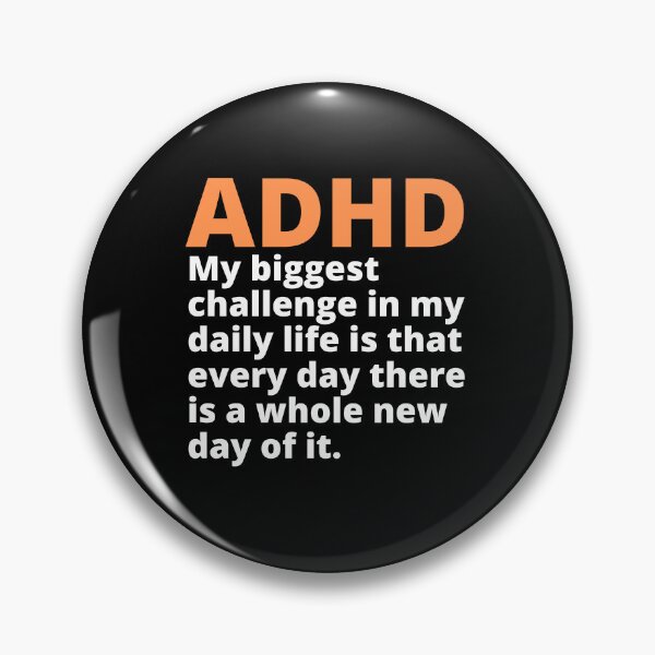 Item preview, ADHD Quote designed and sold by BuraxisQuotes.