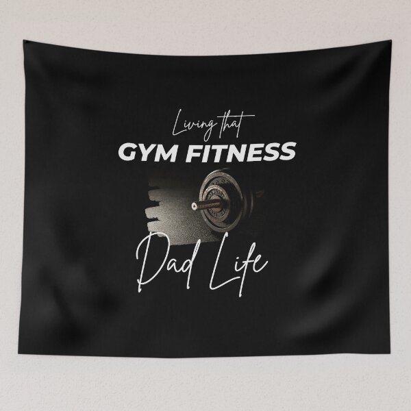 Item preview, Living that gym fitness Dad life designed and sold by Shambusiness.