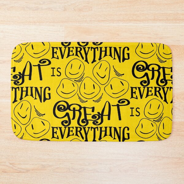 Item preview, Distorted emoji and the slogan "everything is great" designed and sold by ReflectedCrafts.