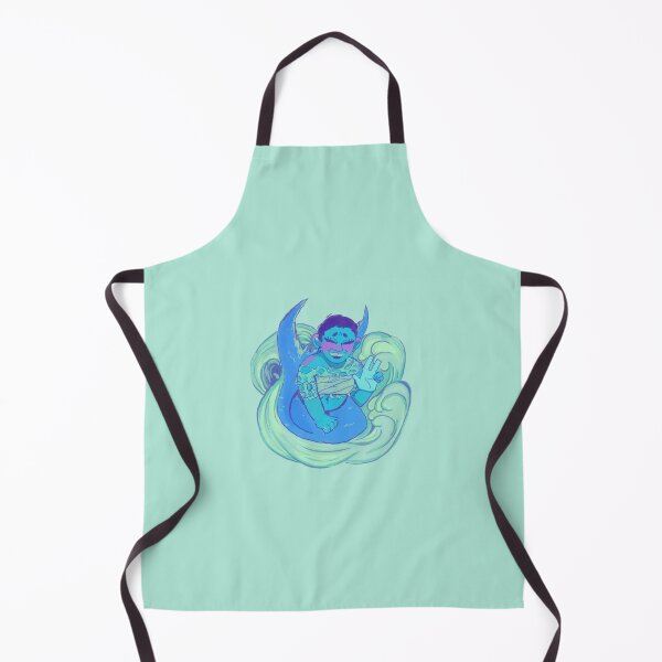 Item preview, Mermaid graphic print  designed and sold by wabbassoart.