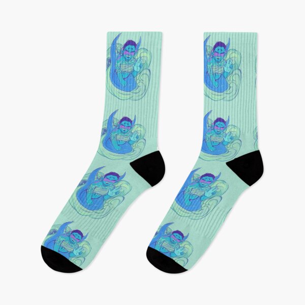 Item preview, Mermaid graphic print  designed and sold by wabbassoart.
