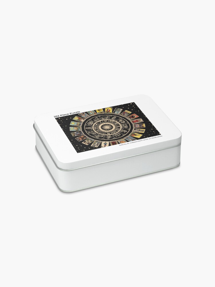 Alternate view of Wheel of the Zodiac, Astrology Chart & the Major Arcana Tarot Jigsaw Puzzle