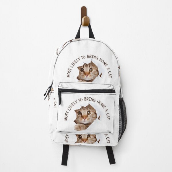 Item preview, most likely to bring home a cat lovely cat lovers cute designed and sold by FLOWER--ART.