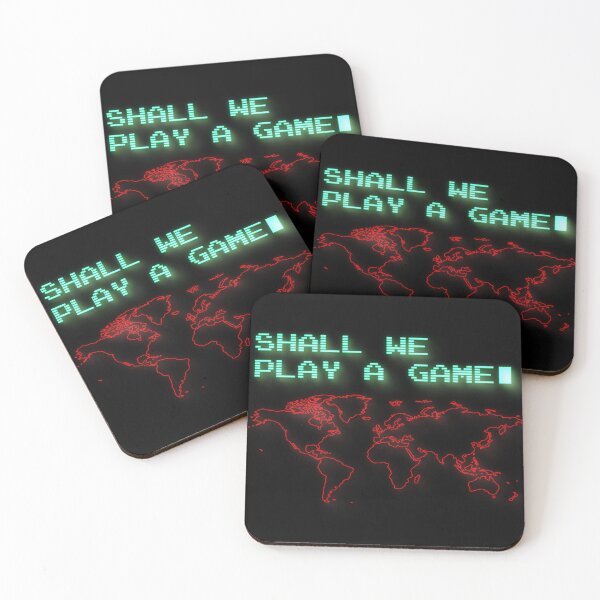 Item preview, Shall we play a game designed and sold by Retro Type.