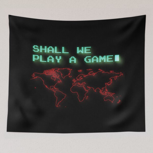 Item preview, Shall we play a game designed and sold by Retro Type.