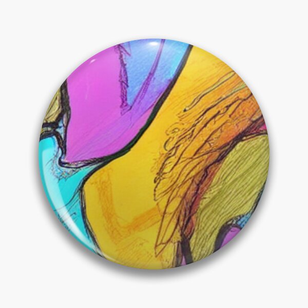 Item preview, Modern abstract vibrant bright colors designed and sold by Merigold.