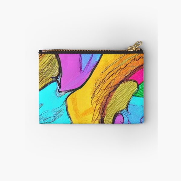 Item preview, Modern abstract vibrant bright colors designed and sold by Merigold.