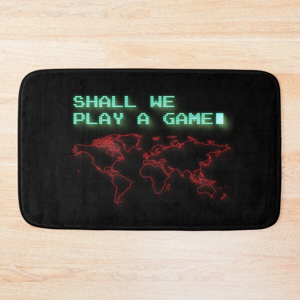 Item preview, Shall we play a game designed and sold by Retro Type.