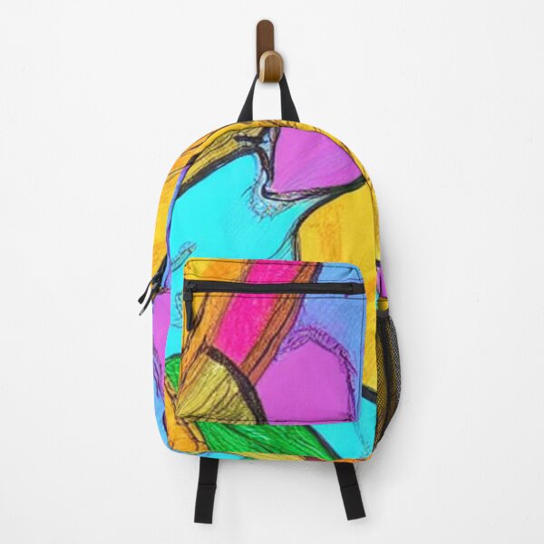 Item preview, Modern abstract vibrant bright colors designed and sold by Merigold.