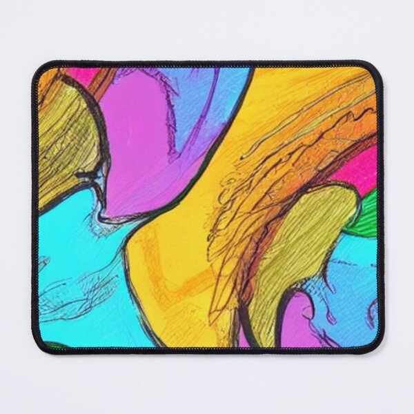 Item preview, Modern abstract vibrant bright colors designed and sold by Merigold.