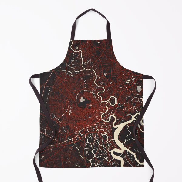 Item preview, Mapa de la ciudad de Ho Chi Minh de Vietnam - Vector designed and sold by deMAP.