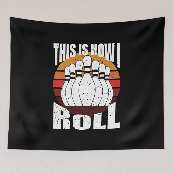Item preview, This Is How I Roll Retro Bowling Team Bowler Women Men Kid T-Shirt designed and sold by MoohAs.