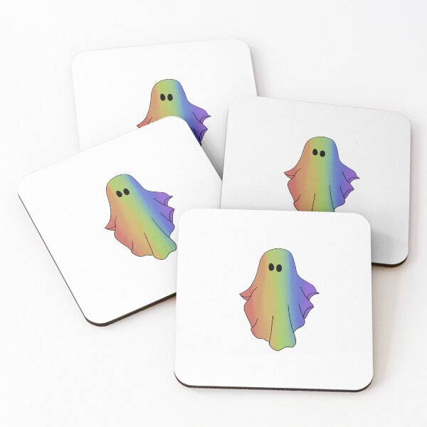 Item preview, rainbow ghost designed and sold by in-the-shade.