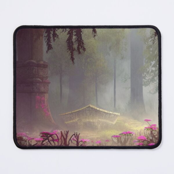 Item preview, Lost Forest Temple 3 - Throw Pillows and Prints. designed and sold by ScatterHub.