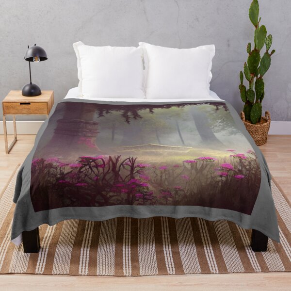 Item preview, Lost Forest Temple 3 - Throw Pillows and Prints.  designed and sold by ScatterHub.