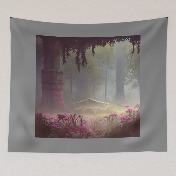 Item preview, Lost Forest Temple 3 - Throw Pillows and Prints.  designed and sold by ScatterHub.