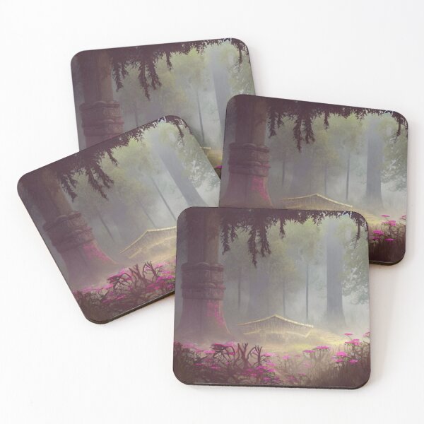 Item preview, Lost Forest Temple 3 - Throw Pillows and Prints.  designed and sold by ScatterHub.