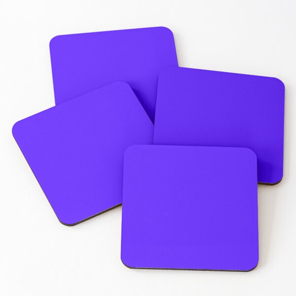 Item preview, Neon Purple Luminous Bright Electric Color, Fluorescent Absolute Solid Light Plain Color designed and sold by ChaimaaKr.