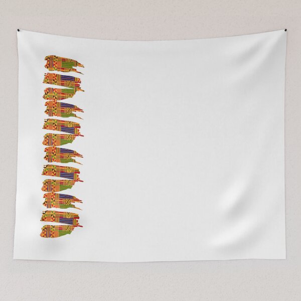Item preview, African Fabric - A Touch of Kente Vertical Runner Design designed and sold by AfriStyleUK.