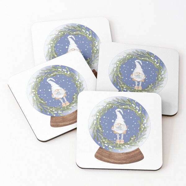 Item preview, Snow Globe Winter Wonderland Gnome 10 designed and sold by TasimaDesign.