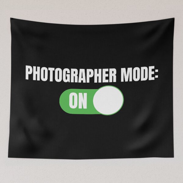 Item preview, Photographer Mode: ON (For Dark Background) designed and sold by thecatcouch.