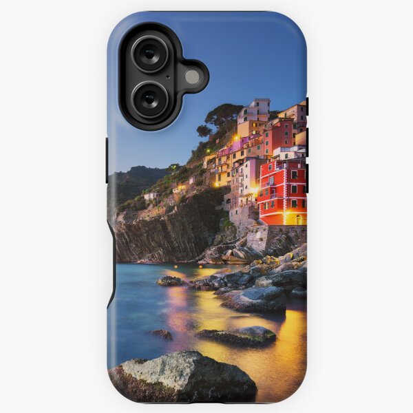 Aperçu de l'œuvre Village de Riomaggiore au coucher du soleil. Cinque Terre, Ligurie, Italie créée et vendue par Stefano Orazzini.