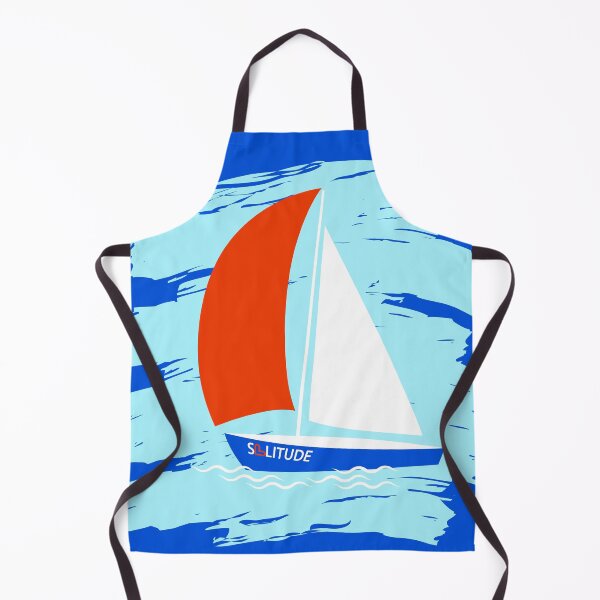 Artikelvorschau, Cartoon-Yacht mit dem Namen "Solitude" entworfen und verkauft von ReflectedCrafts.