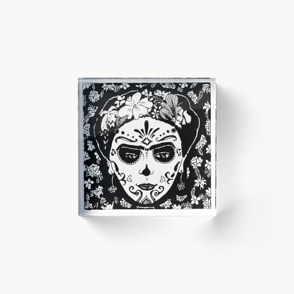 Sugar skull Acrylic Block