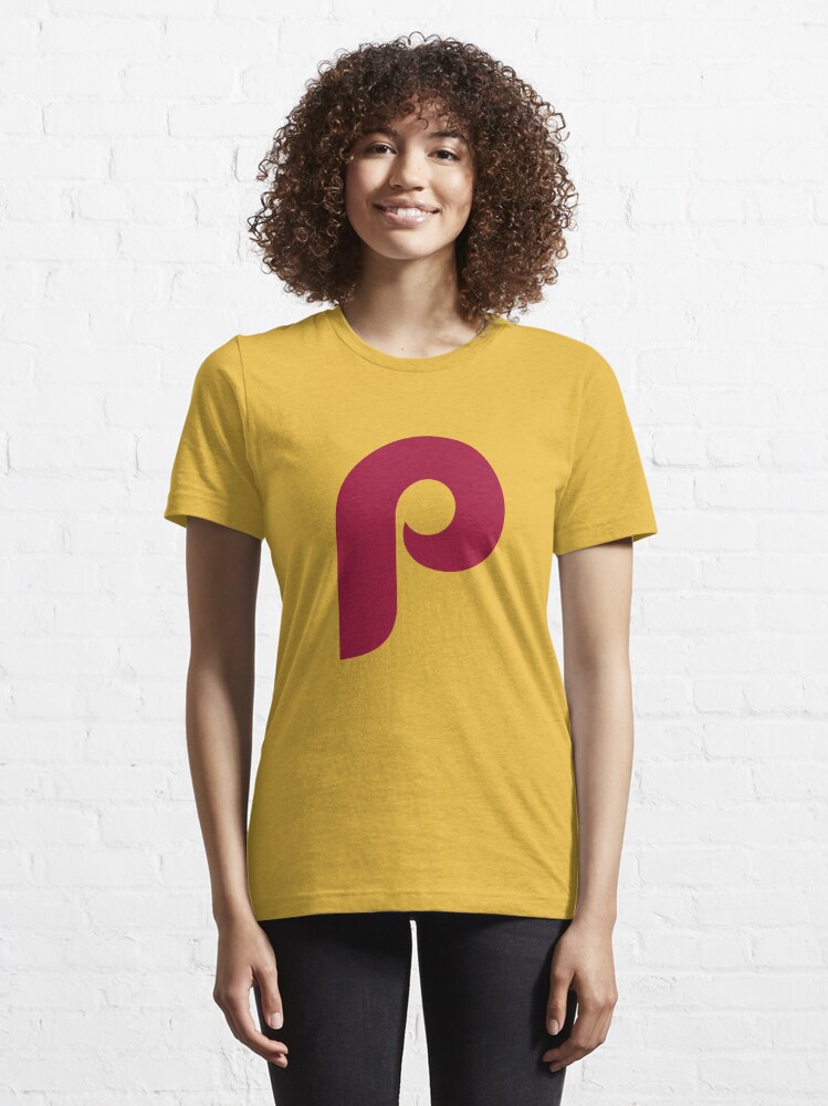 Go Phillies Vintage Style 90's P Essential T-Shirt for Sale by Mulberry  Fruits