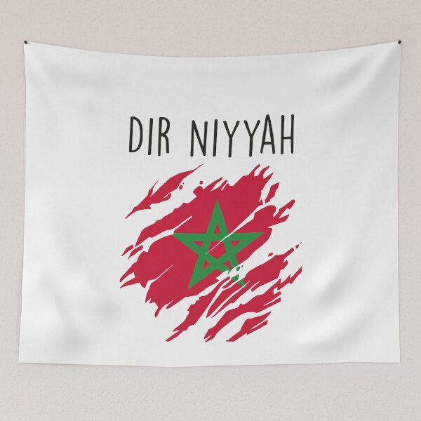 Item preview, Dir Niyyah Moroccan Flag Gift Soccer Team Jersey For Morocco Fans designed and sold by ollalla.