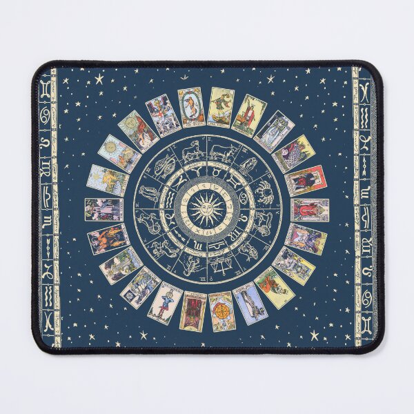 Wheel of the Zodiac Astrology Chart and the Major Arcana Tarot